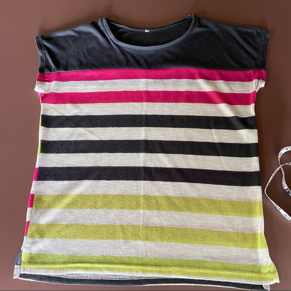 Striped thin sheer tee - Picture 8 of 15